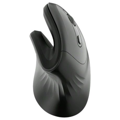 Wireless Vertical Mouse With Adjustable DPI - Black Image