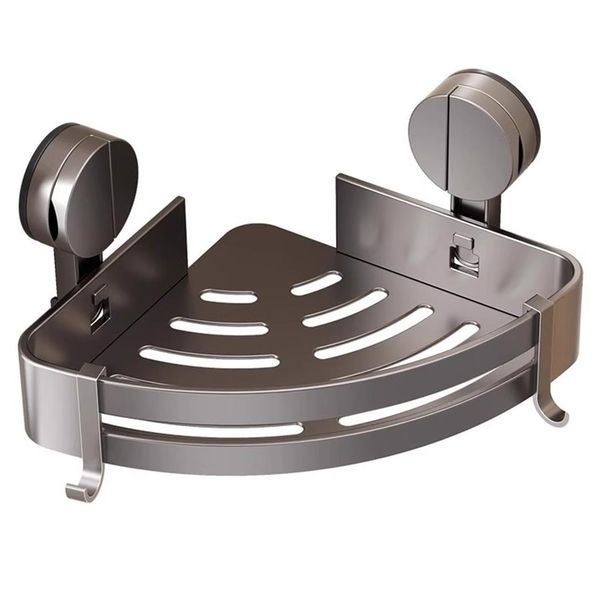Bathroom Punch-Free Single-Layer Suction Cup Tripod With Hook