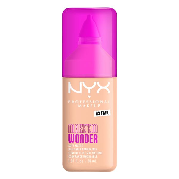 NYX Professional Makeup Make Em Wonder Foundation Up to 24HMatte Finish