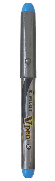 Pilot V Pen Fine Disposable Fountain Pen - Box of 12 - Light Blue