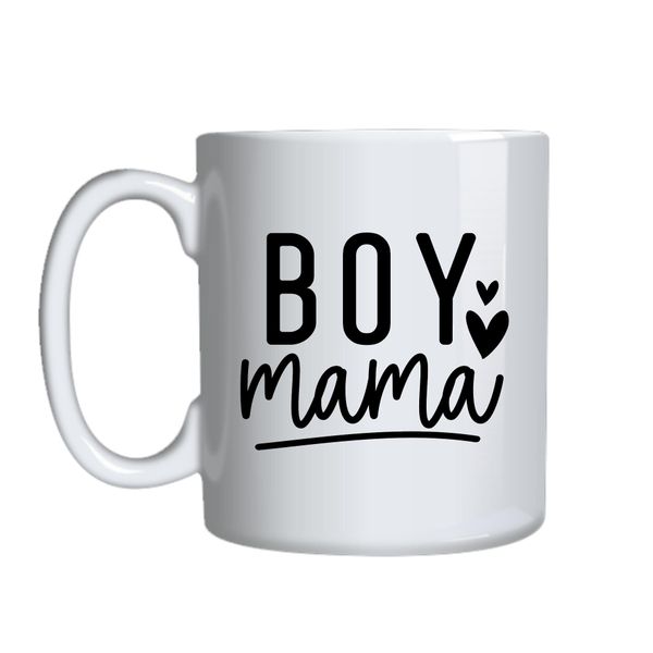 Boy Coffee Mugs for Mother's Day Trendy Graphic Cup Design Present 049