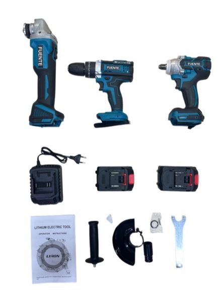 FUENTE 3-Piece Lithium-ion Power Tool Set 68V