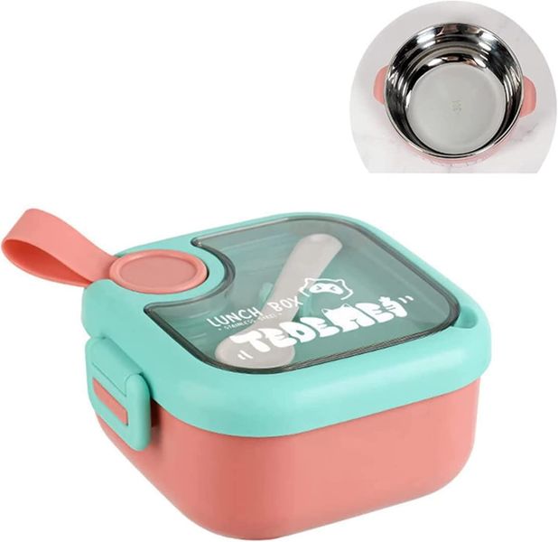Sulfar Stainless Steel Bento Lunch Box 800ml Leakproof Divider