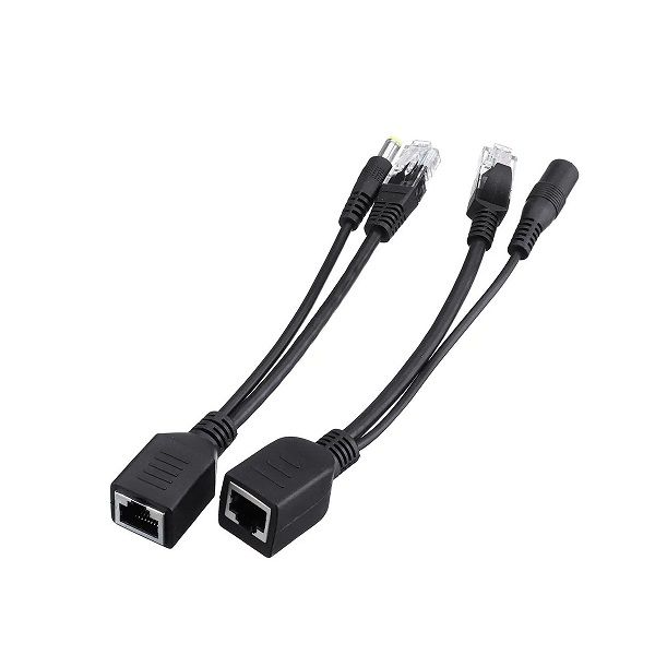12v POE Monitor Cable Plug and Play - 2 Pieces