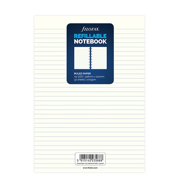 Notebook Refill A5 Filofax