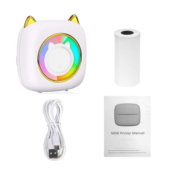 Uuname Portable Bluetooth Mini Thermal Printer Photo Pocket Printer-C23B