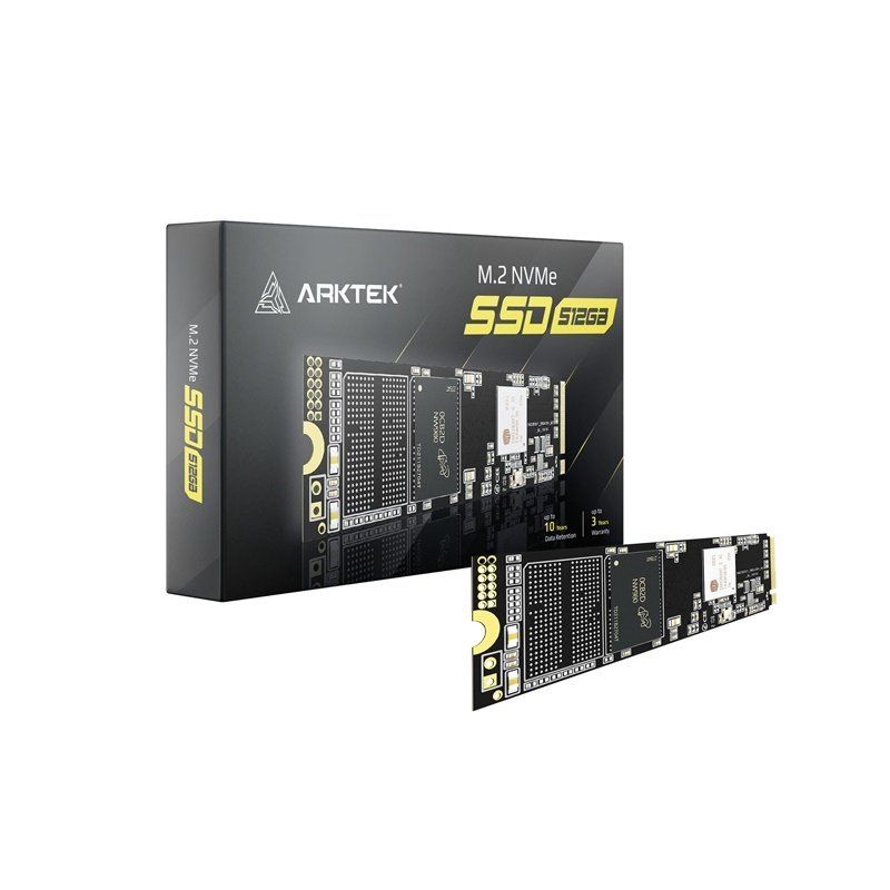 M.2 2280 NVMe SSD 512GB 2枚 Arktek 512GB M.2 PCIE NVMe 2280 Internal SSD Drive for PC Desktop