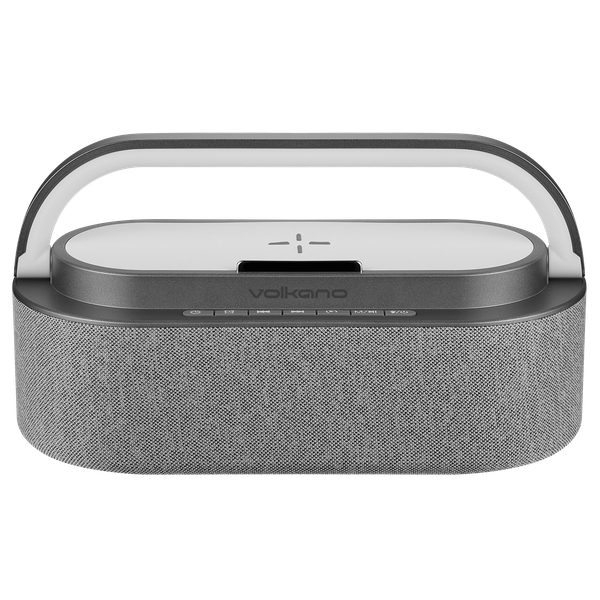 Volkano Dawn Series Wireless Charging Alarm Clock Speaker
