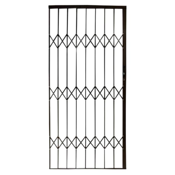 Armourdoor Gate / Aluminium Trellis Gate Bronze (1500 x 2100mm