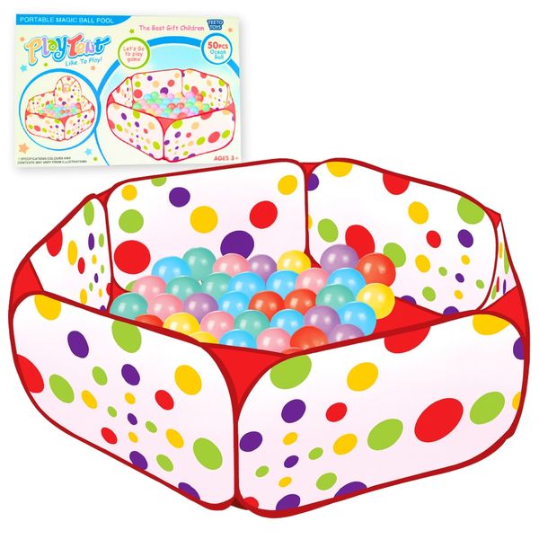 Magic Ball Pit for Babies and Toddlers - Baby Safety Play Mat Fence