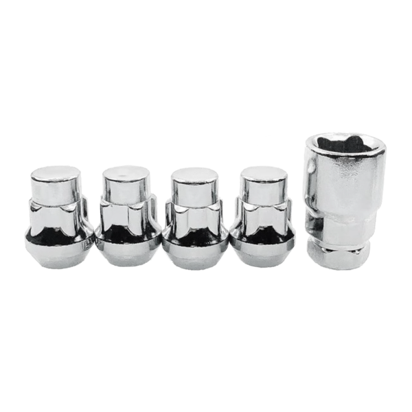 Automotive Locking Wheel Nuts with Key Anti-theft Screw Tool (M12x1.5) 5pc