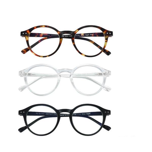Retro Blue Light Blocking TRIO pack of 3 Blue light blocking glasses