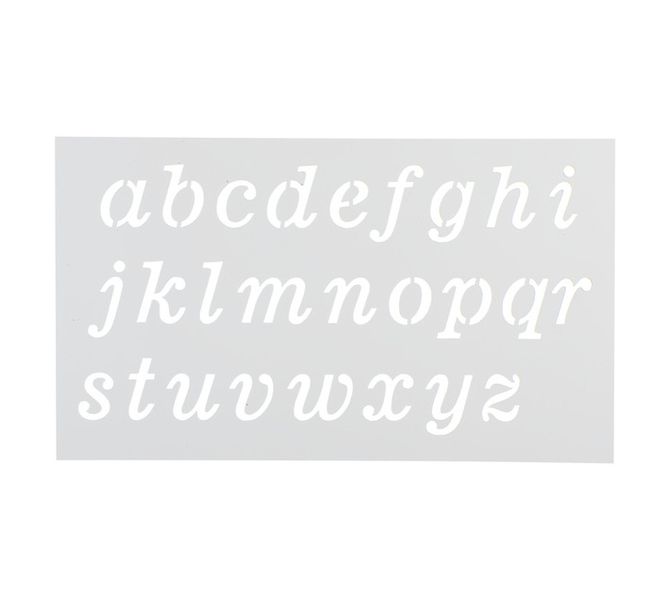 L/C 25 Alphabet Stencil (210 x 100mm)