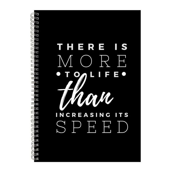 More A4 Notebook Spiral Lined Motivational Sayings Graphic Notepad Gift 206