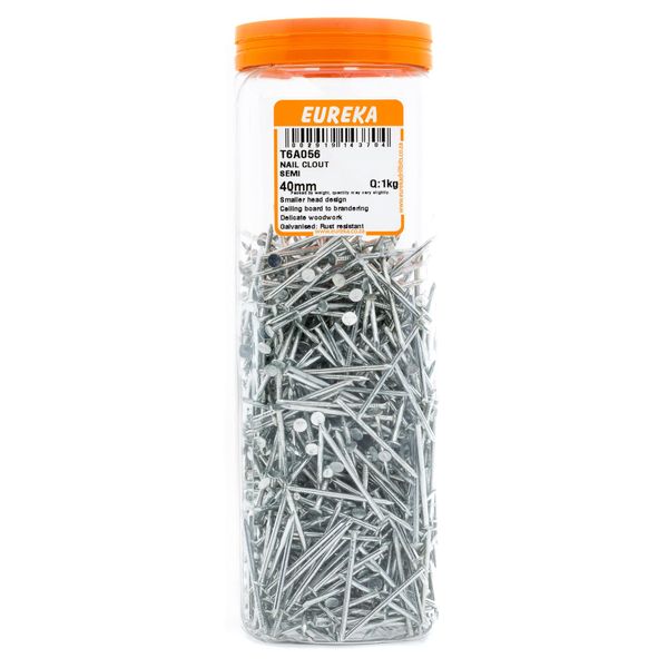 EUREKA Clout Nail Semi 40mm Q:1kg T6A056