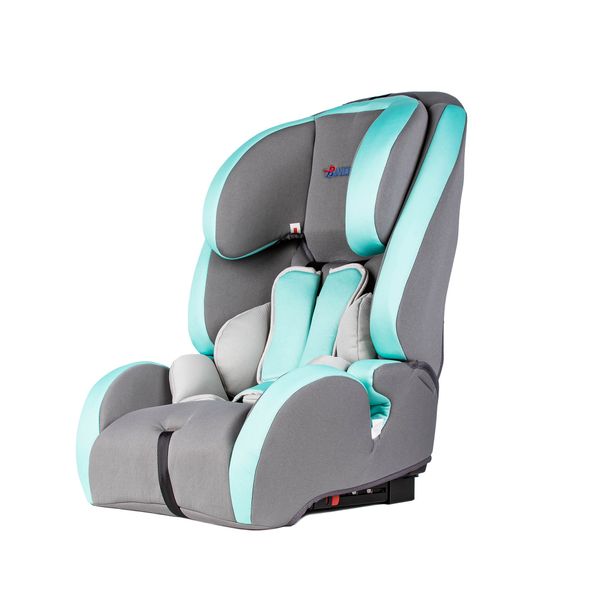 Baneen Baby Safety Car Seat Carrier w/ ISOFIX Connector- Blue &amp; Grey