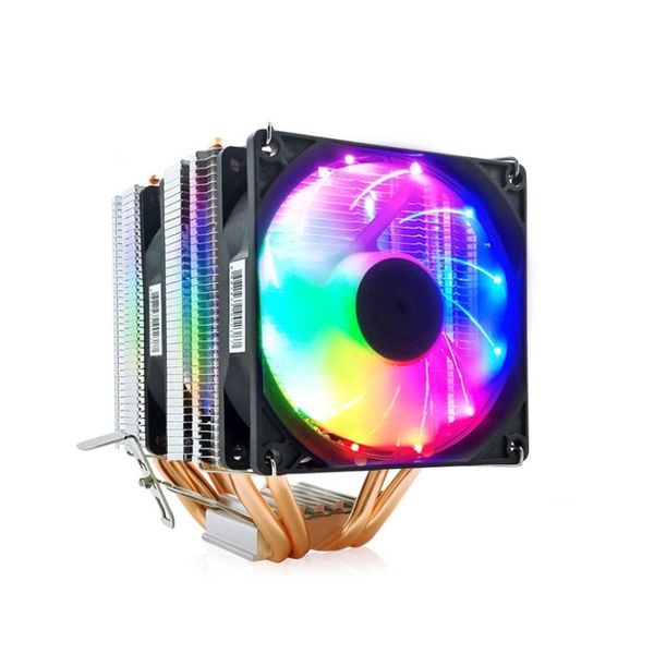 6x6mm Heat Pipe Twin Tower 12cm High Performance RGB CPU Fan
