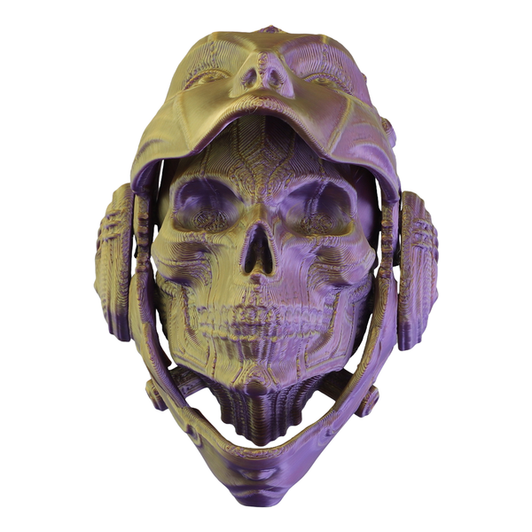 Unique 3D Printing Deformation Skull Model Tabletop Ornaments B