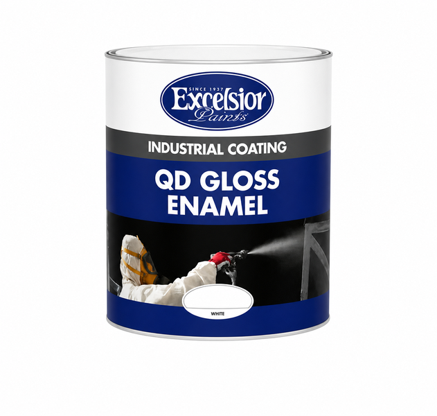 Excelsior Brite White QD Gloss Enamel Paint - 1lt