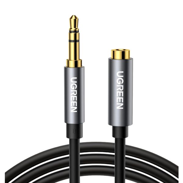 UGREEN AV118 3.5mm AUX Extension Cable 1m - Male to Female -(Black)