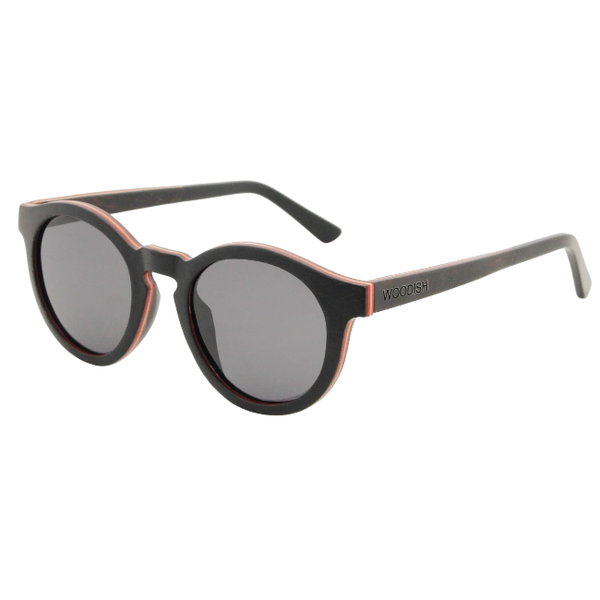 Layered Ebony Gray Lens Polarised Sunglasses 4211-1 For Men