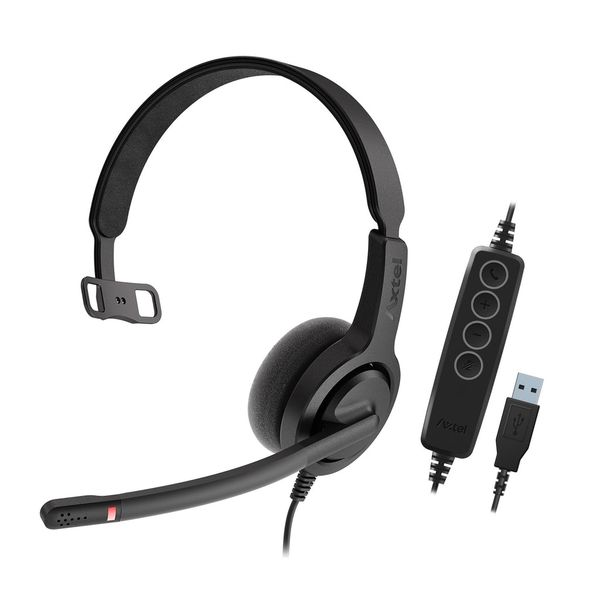 Axtel Voice 28 UC USB Headset-MONO. Call Center or Professional Headset
