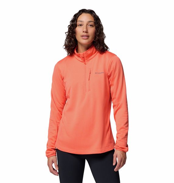 Columbia Women's Essential Hike Grid Fleece Half Zip Jacket Zing