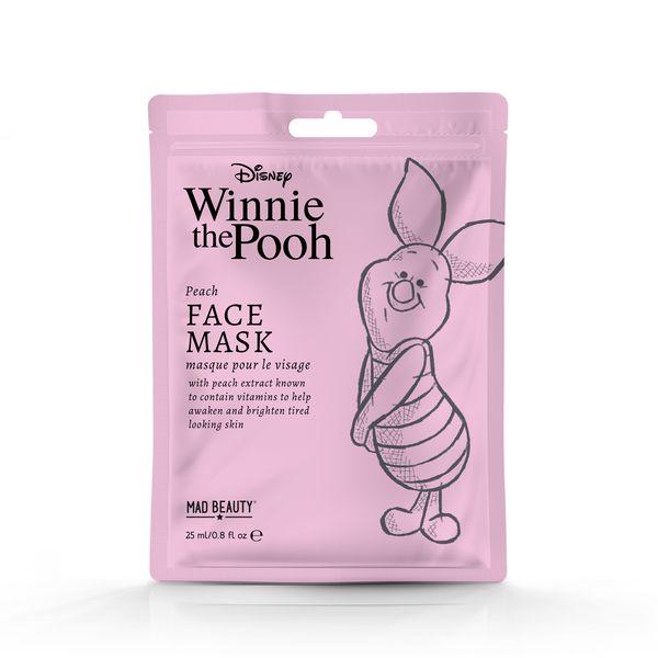 Winnie Piglet Sheet Face Mask Mad Beauty