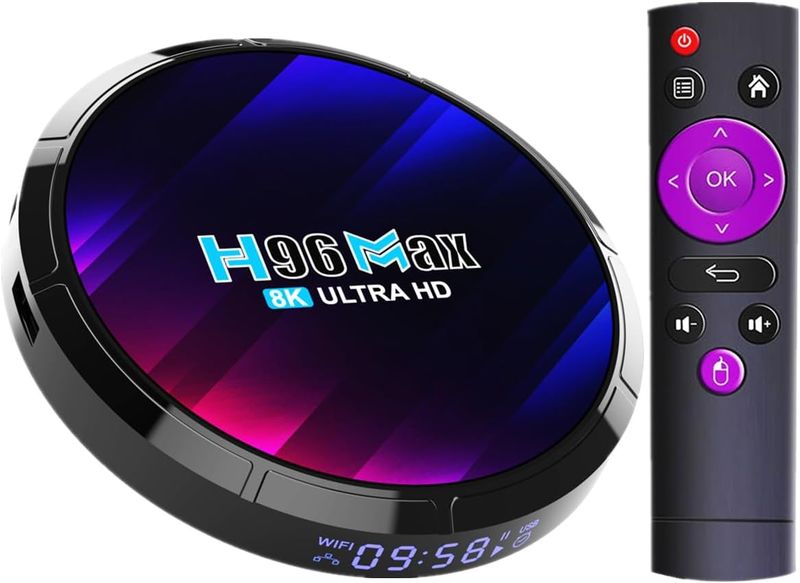 Android 13.0 TV Box,DDR4 4GB RAM 32GB ROM 64bit WiFi6 8K, DStv