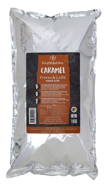 Instabean Caramel Freezo &amp; Latte Powder 1kg Refill Pack