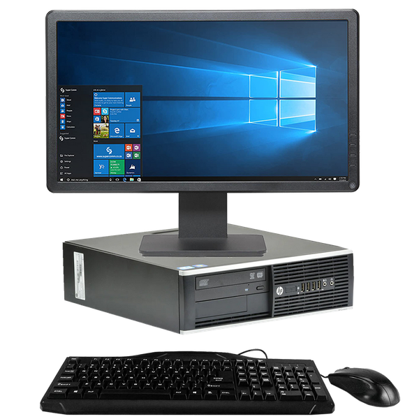 HP 8300 Elite Pro Intel i5, 3rd Gen Desktop PC with 19" Monitor (Refurb)