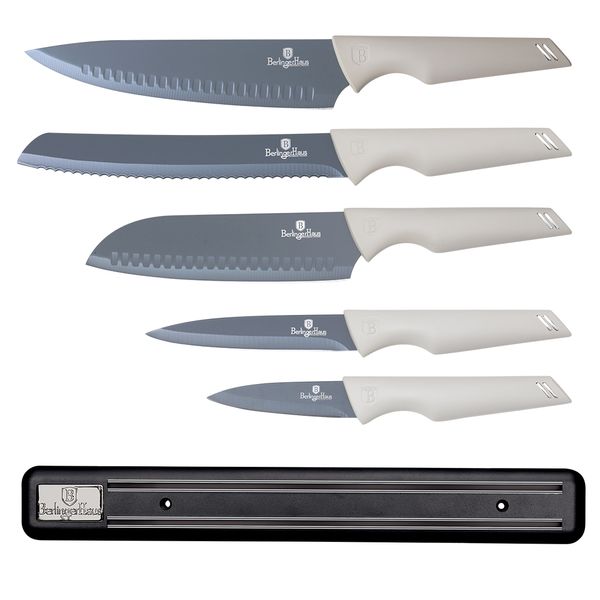 Berlinger Haus - 6-Piece Knife Set with Magnetic Hanger - Aspen Collection