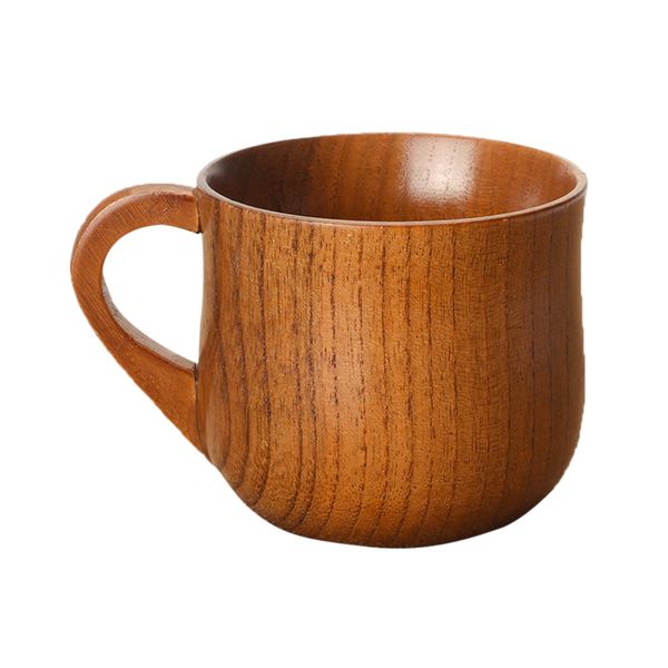 Jujube Wooden Cup Handmade Coffee Tea Beer Juice Milk Mug Drink 7.5cmx6.8cm