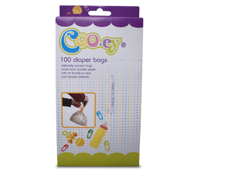Bulk Pack x 3 Cooey Diaper Bags Disposable 100 Bags