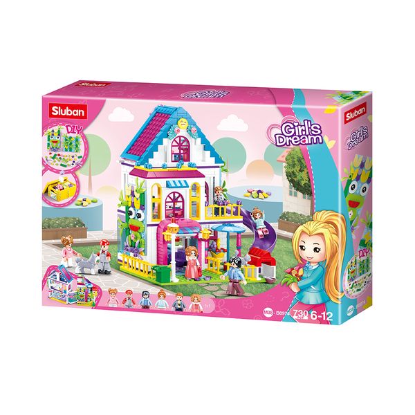 Sluban Building Set: Girl's Dream Villa - 727 Pieces