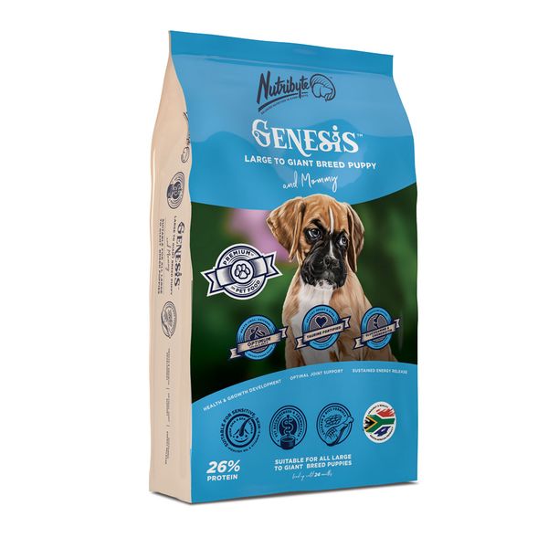 Nutribyte - Genesis - Large to Giant Breed Puppy - Dog Food - 8kg