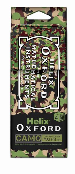 Helix Oxford Math Set 10Pc - Camo Green