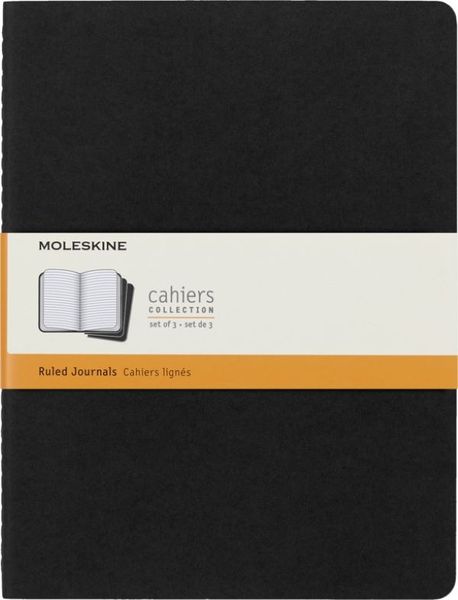 Moleskine Cahier Black X-Large Ruled Journal