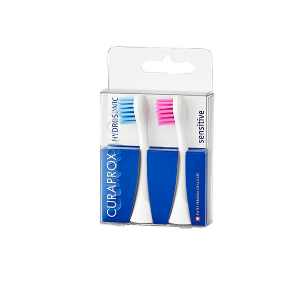 Rainbow Brush Head Sensitive for Hydrosonic Blue/Pink (2 Piece)