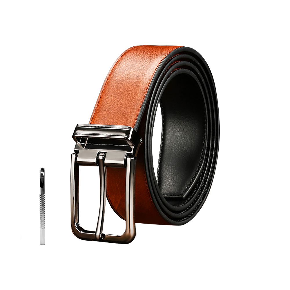 Chenshia Home | Double Sided Versatile Belt | with Punch | Black ...