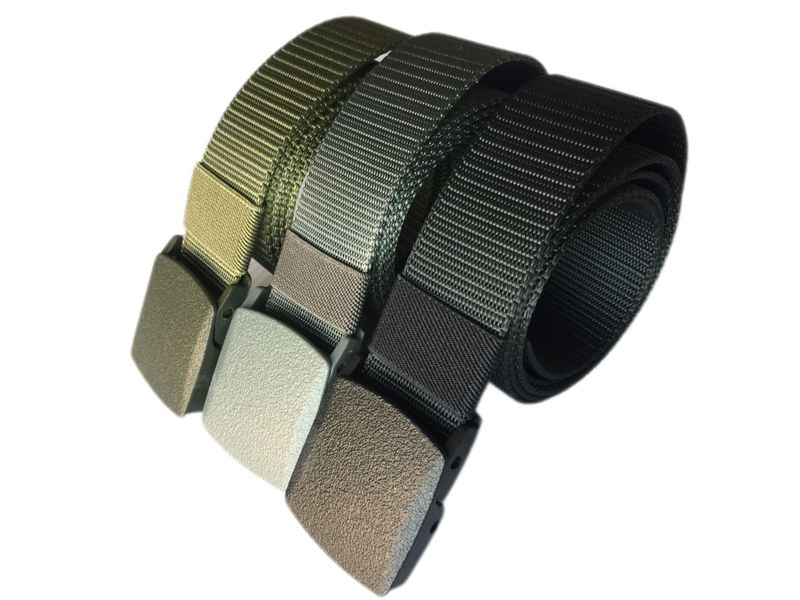 Set Of 3 Nylon Belts Assorted