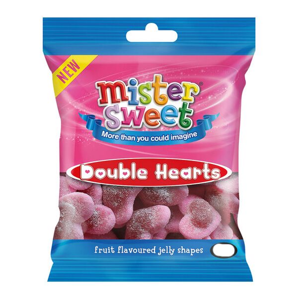 Mister Sweet Double Hearts - 24 x 60g