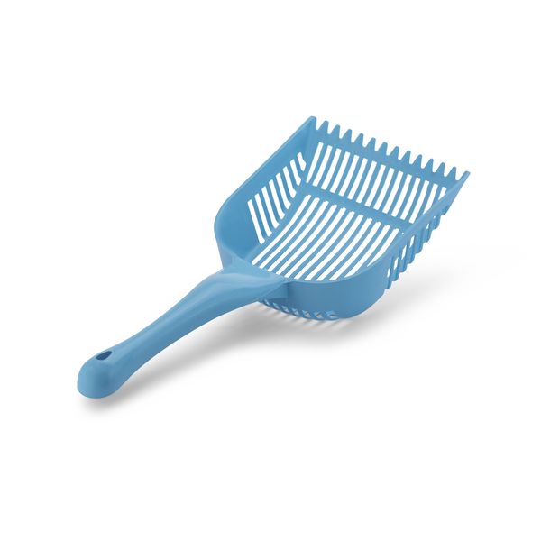 Pet Cat Litter Scoop - BPA Free Plastic - Light Blue - 33cm - Single