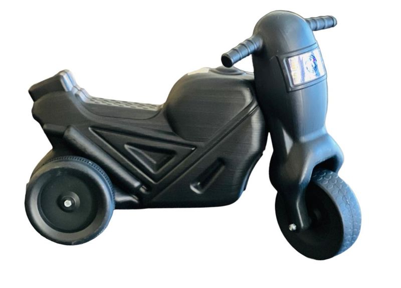Black Kids Riding Scooter