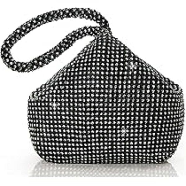 Rhinestones Evening Bags Zipper Diamonds Clutch Party Handbags Female