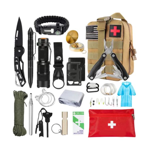 33-in-1 Tactical Camping Accessories Survival First Aid Kit NA-31