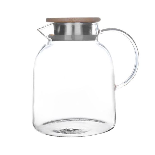Borosilicate Glass Beverage Jug With Lid