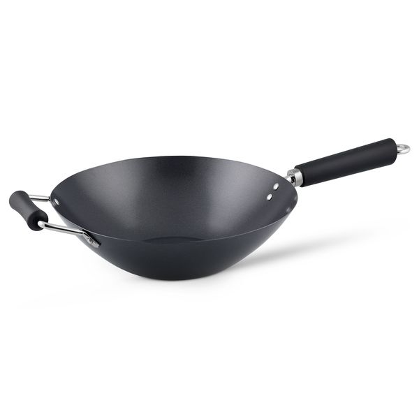 Ken Hom | Excellence Non-Stick Carbon Steel Wok | 31cm