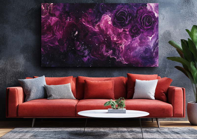 Canvas Wall Art - Nebula Blossom - BX0063