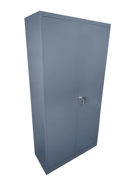 Steel Stationery Cupboard - Grey